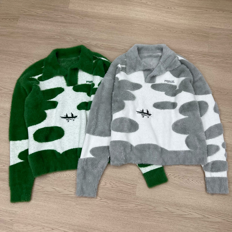 Embroidery Font - Streetwear-Trend House of Errors Pullover Lässiger