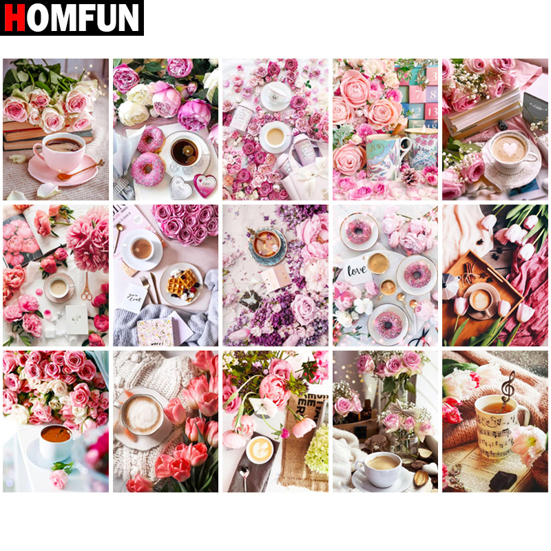 Embroidery Cross Stitch Patterns - Homfun Diamant Stickerei 