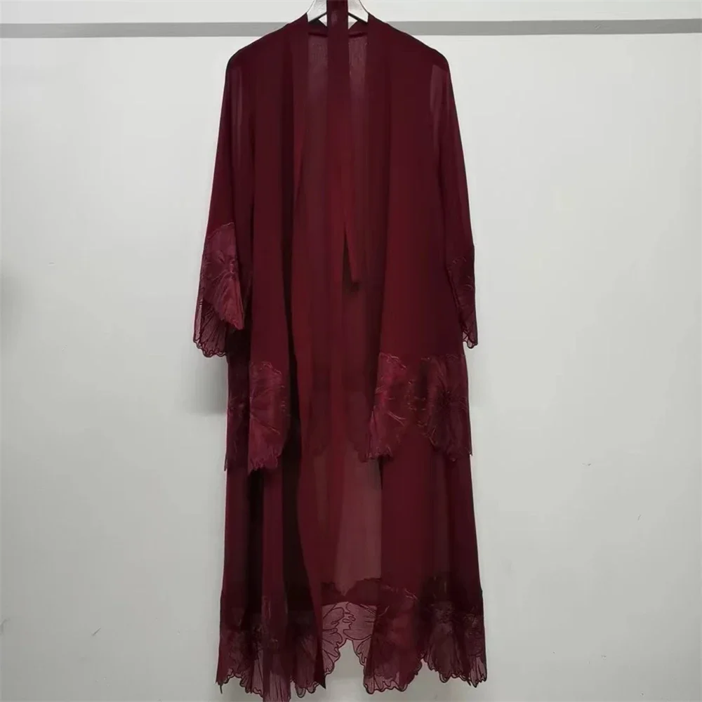 Embroidery Arabic - Muslimische Frauen Stickerei Maxi Kleid Eid