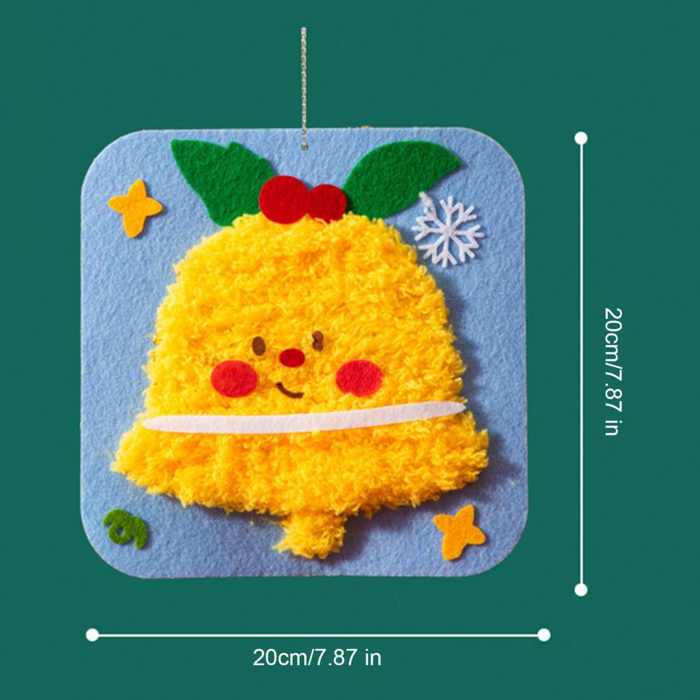 Embroidery Xmas Stocking - 20 cm DIY Weihnachten Stickerei Kit