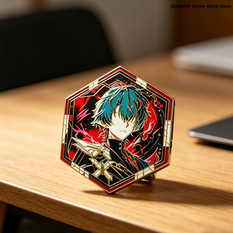 Anime Metall-Abzeichen Arknigh – Embroidery Textile Bewertung und Preis