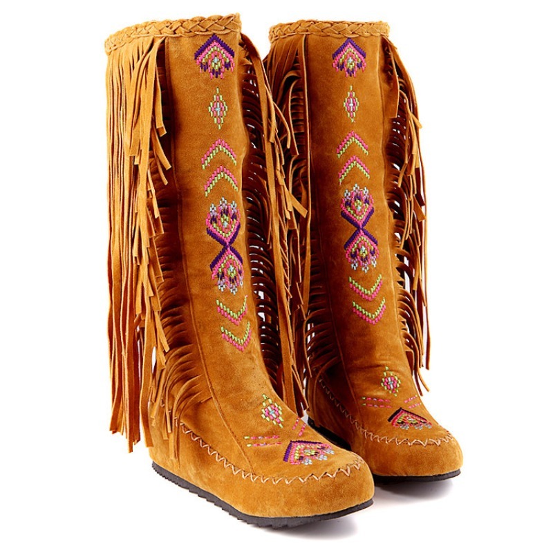 Quastenstiefel Handgefertigte  – Embroidery Design Bewertung und Preis