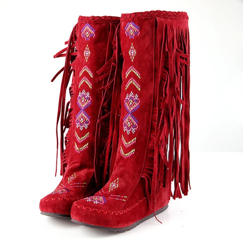 Quastenstiefel Handgefertigte  – Embroidery Design Bewertung und Preis