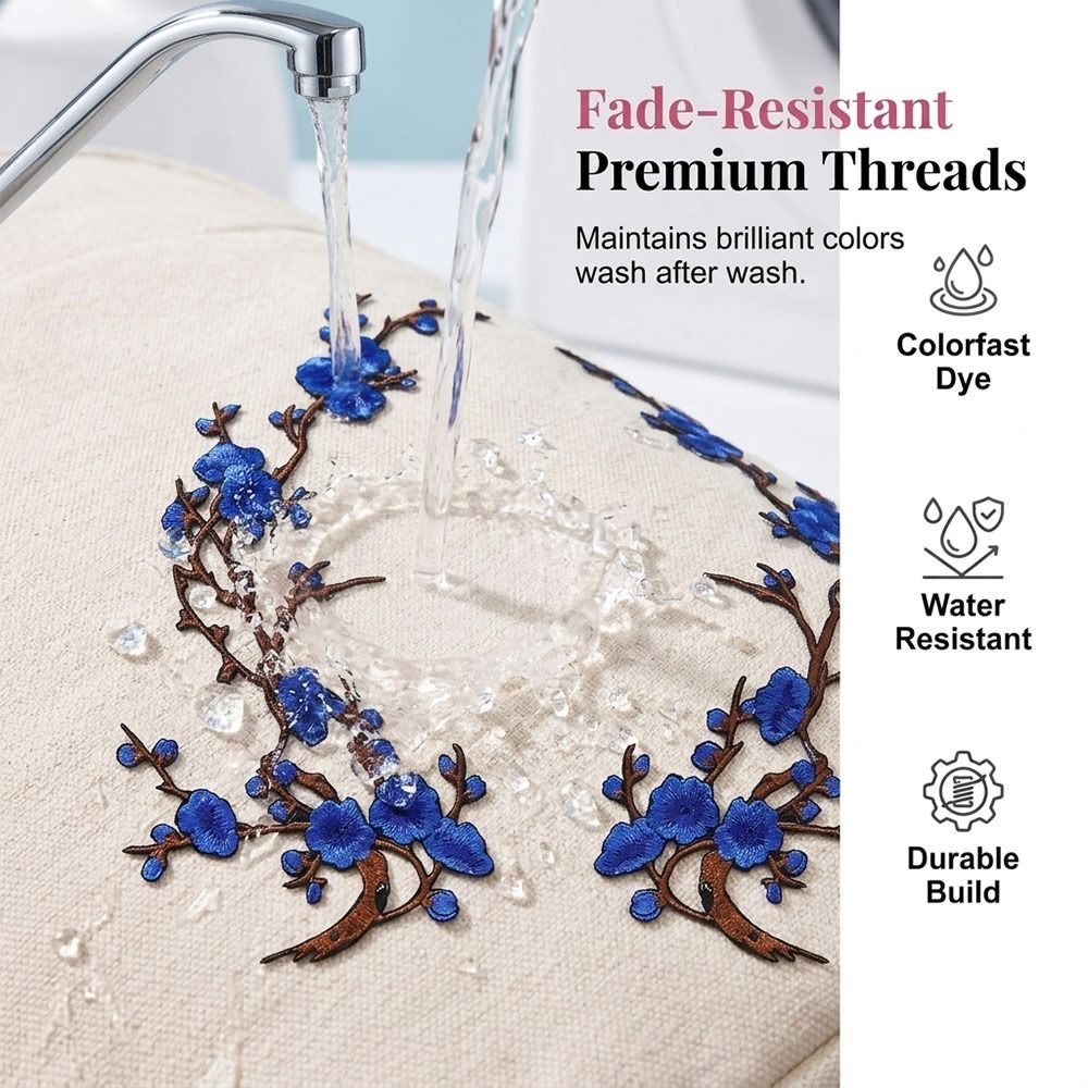 DIY Kirschblüten-Aufnäher zum  – Embroidery Flower Pattern Bewertung und Preis