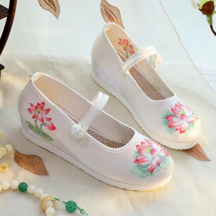 2026 Damen-Mary-Jane-Schuhe mi – Embroidery White Bewertung und Preis