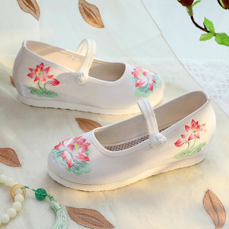 2026 Damen-Mary-Jane-Schuhe mi – Embroidery White Bewertung und Preis