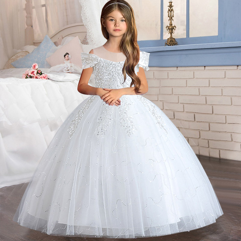 Blumenmädchenkleid Hochzeit Ki – Embroidery Jersey Bewertung und Preis