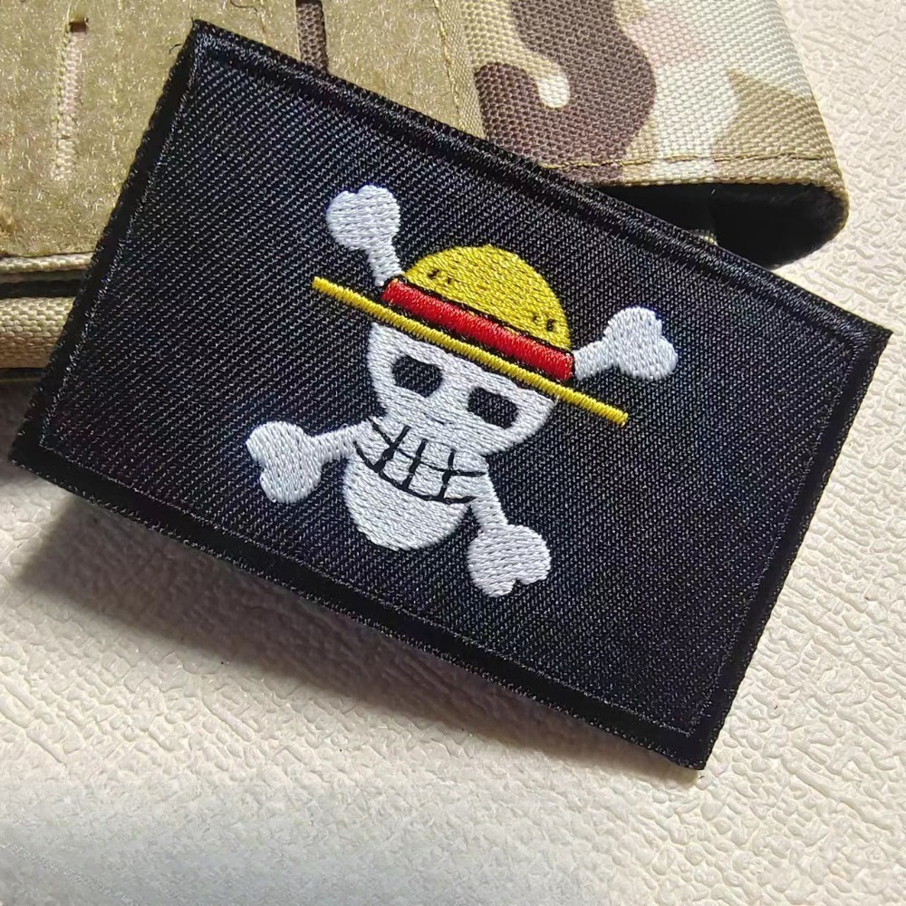 One Piece Badg Cartoon Ärmelau – Embroidery Patch Bewertung und Preis