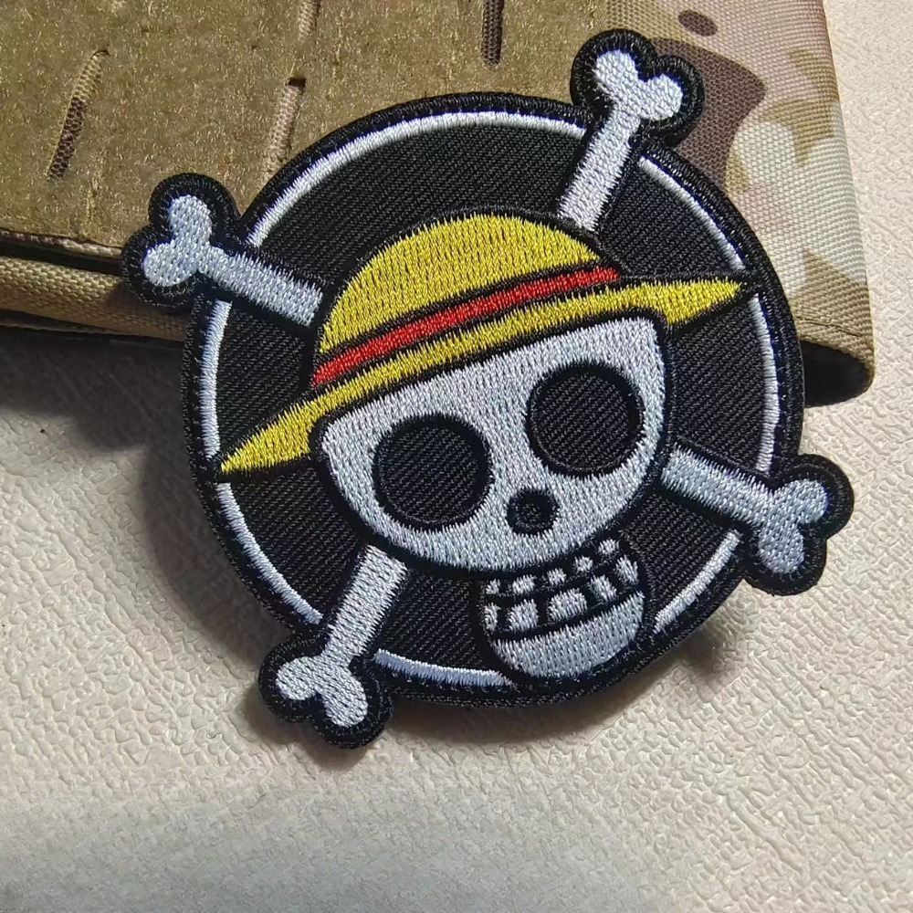 One Piece Badg Cartoon Ärmelau – Embroidery Patch Bewertung und Preis