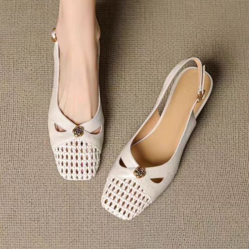 Damen-Sandalen mit geschlossen – Embroidery Flat Shoes Bewertung und Preis