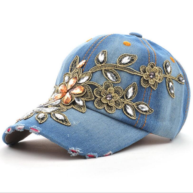 Frauen Baseball-Cap Diamant Ma – Embroidery Jeans Sakura Bewertung und Preis