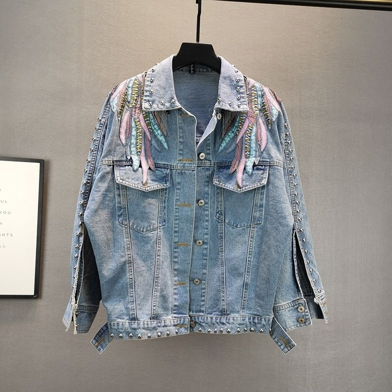 2026 Neue Herbstmode Nieten-Da – Embroidery On Jeans Bewertung und Preis