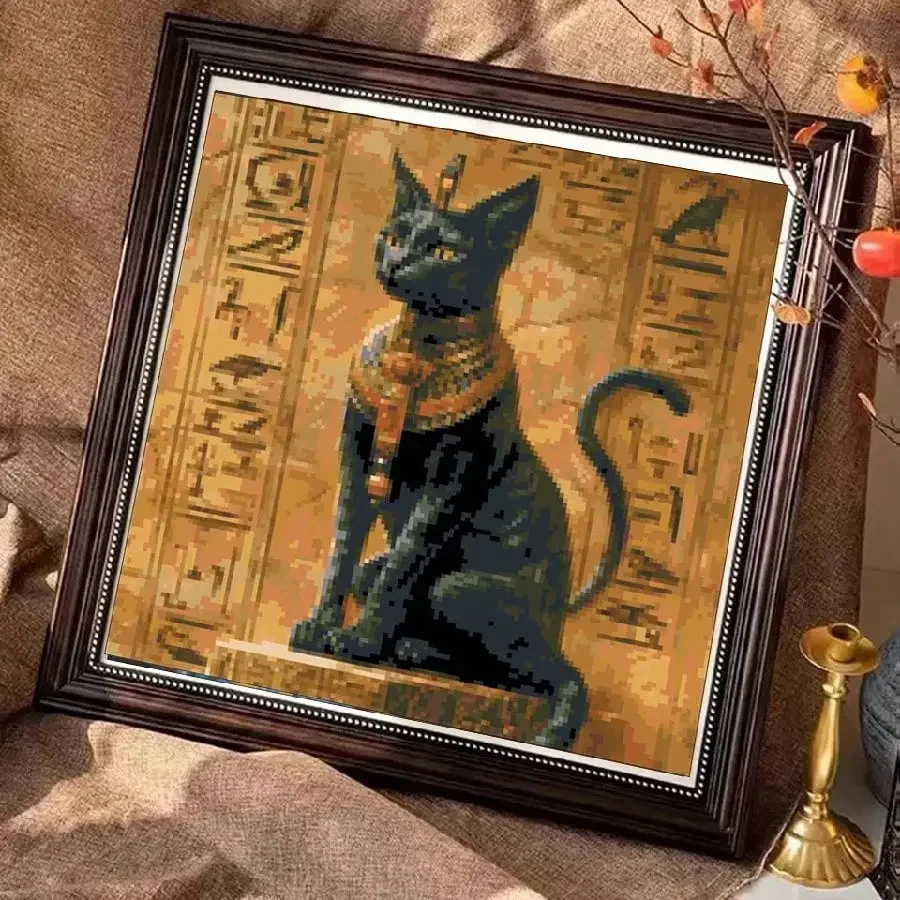 Altes Ägypten Katze Neuer Stil – Embroidery In Egypt Bewertung und Preis
