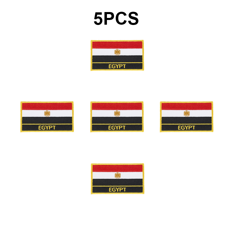 1-100 Stück 8*5cm Ägypten-Flag – Embroidery In Egypt Bewertung und Preis