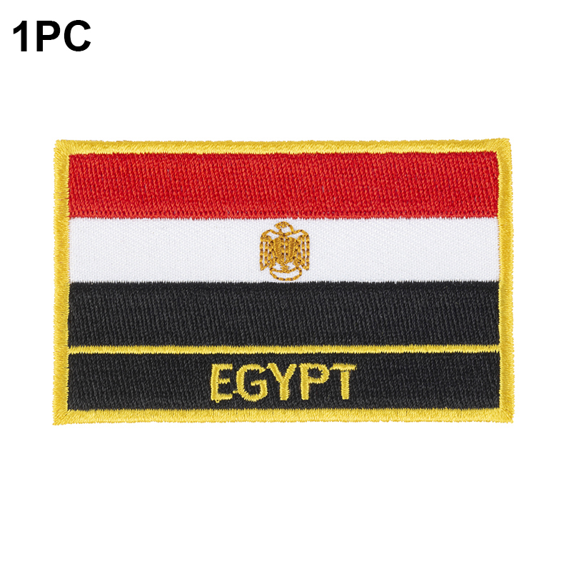 1-100 Stück 8*5cm Ägypten-Flag – Embroidery In Egypt Bewertung und Preis