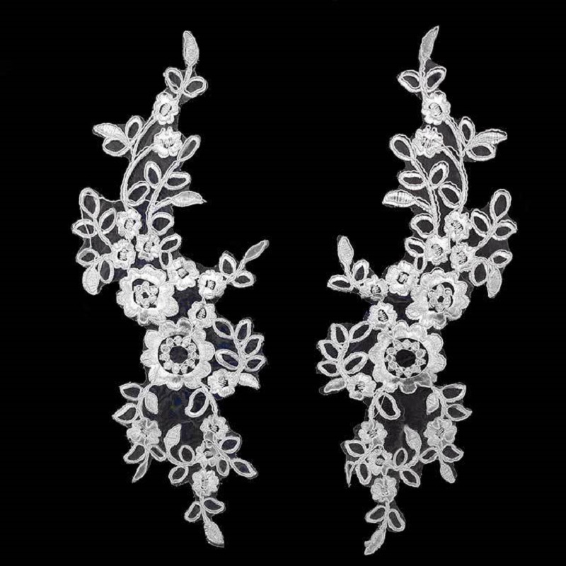 1 Paar Stickerei auf dem Blume – Embroidery Flower Pattern Bewertung und Preis