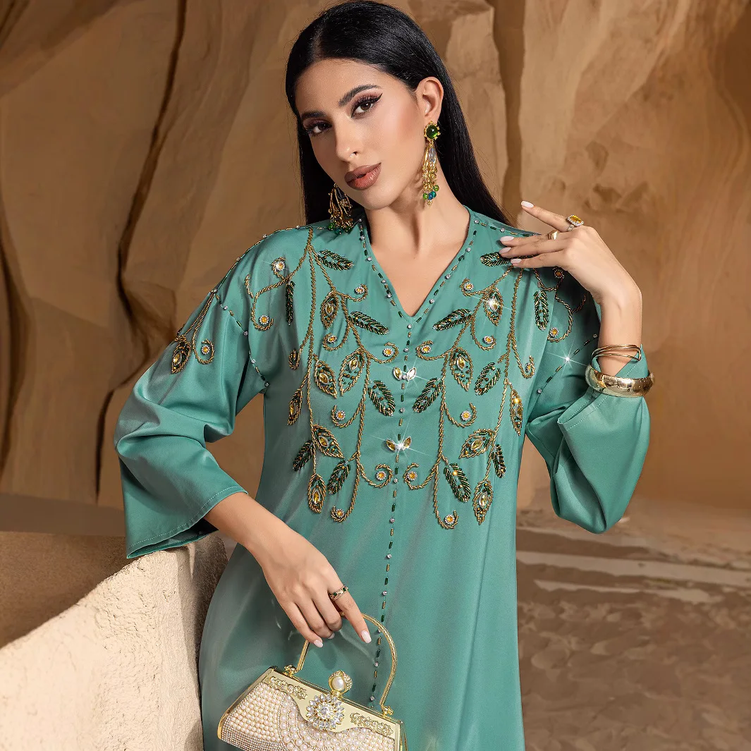 Dubai Abayas für Damen Partykl – Embroidery Arabic Bewertung und Preis