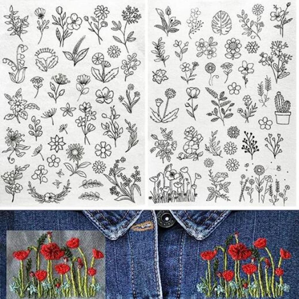 Kreative Nähte Stick papier wa – Embroidery Flower Pattern Bewertung und Preis