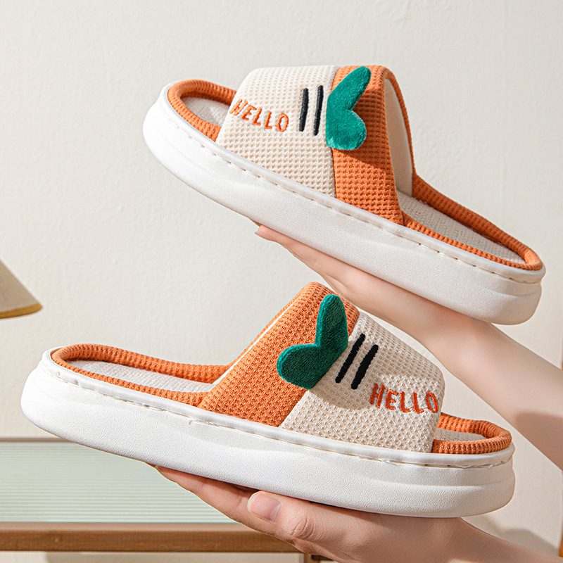 Neue Leinen-Hausschuhe für Dam – Embroidery Flat Shoes Bewertung und Preis