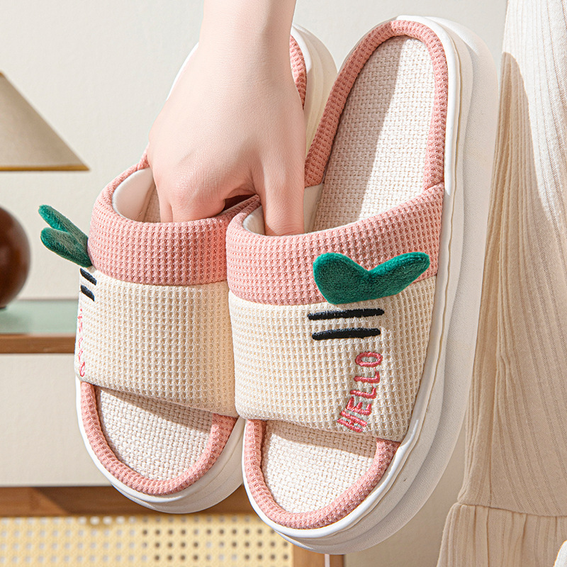 Neue Leinen-Hausschuhe für Dam – Embroidery Flat Shoes Bewertung und Preis