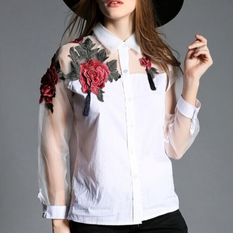Damenmode Blumenstickerei Chif – Embroidery Jersey Bewertung und Preis