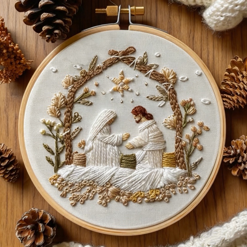 Jesus Birth Weihnachten Sticks – Embroidery Backpack Kit Bewertung und Preis