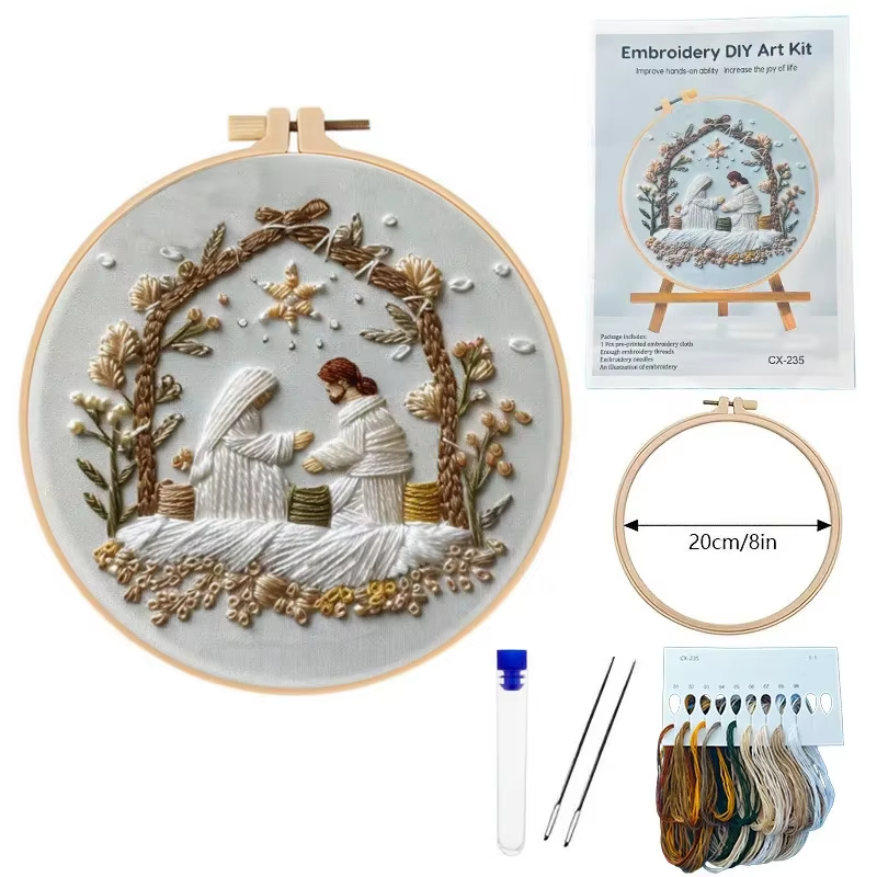 Jesus Birth Weihnachten Sticks – Embroidery Backpack Kit Bewertung und Preis
