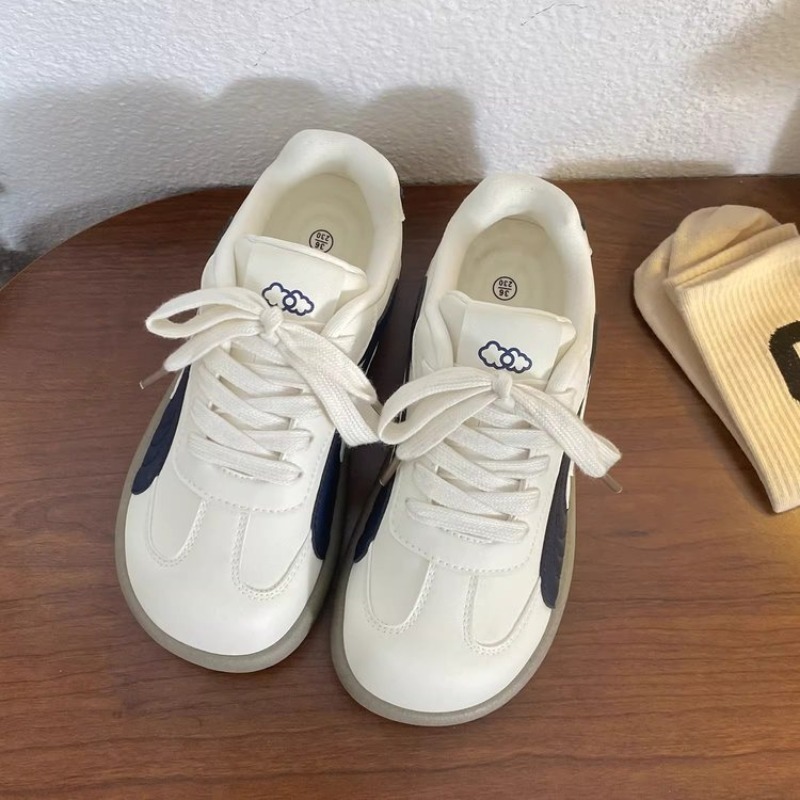 Vintage Damen Chunky Sneakers  – Embroidery White Bewertung und Preis