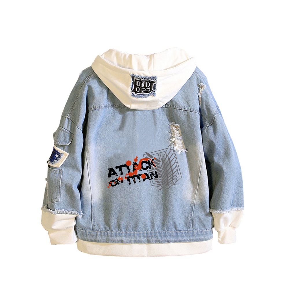 Angriff auf Titan Anime Denim  – Embroidery On Jeans Bewertung und Preis