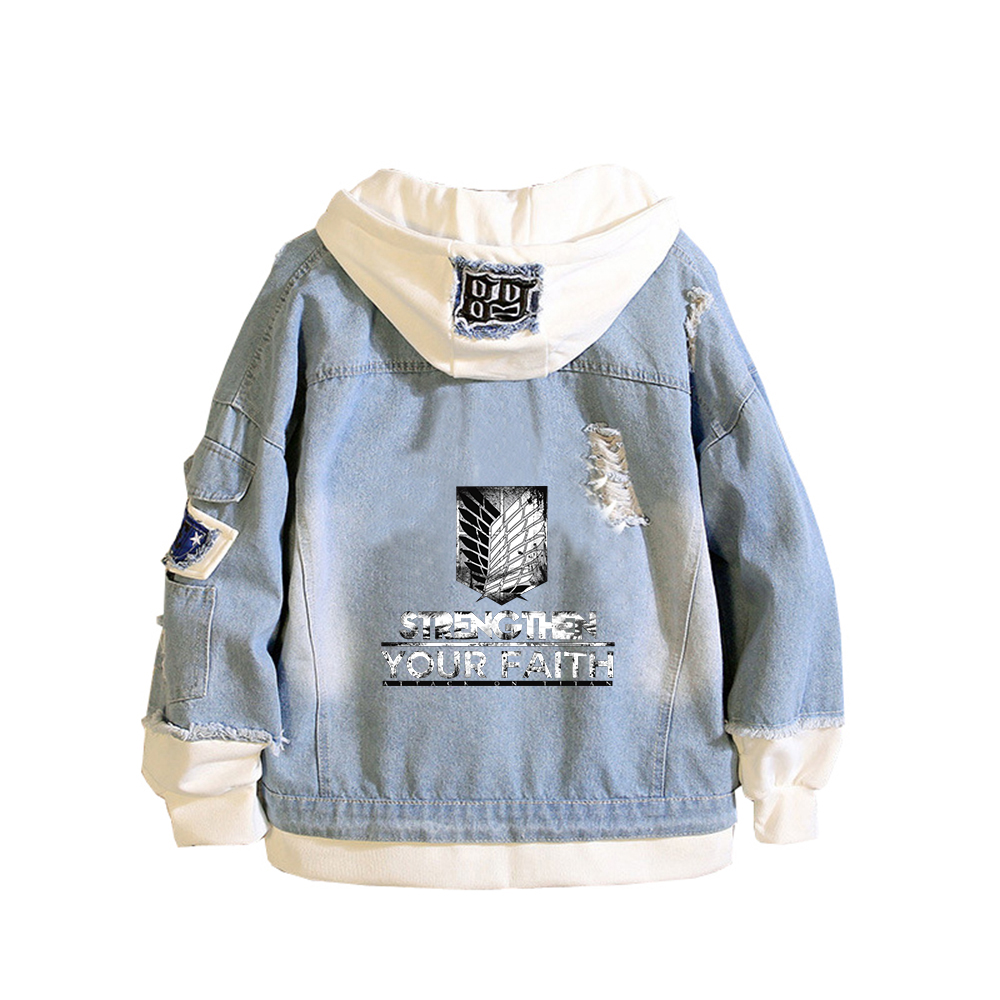 Angriff auf Titan Anime Denim  – Embroidery On Jeans Bewertung und Preis