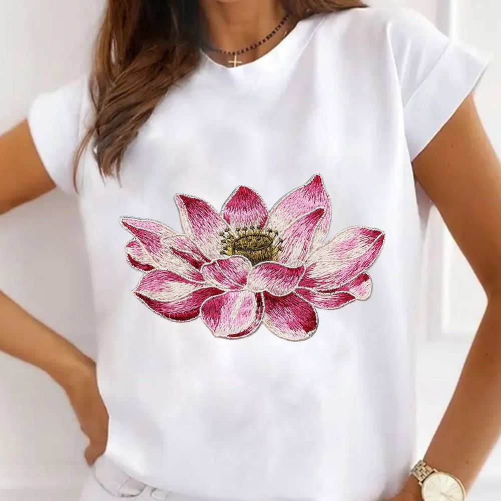 Weiche Lotusblume Patch gestic – Embroidery Flower Pattern Bewertung und Preis