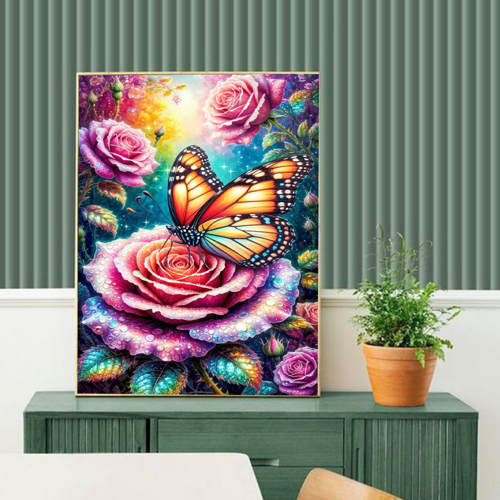 Schmetterling Diamant-Mosaik 5 – Embroidery Roses Bewertung und Preis