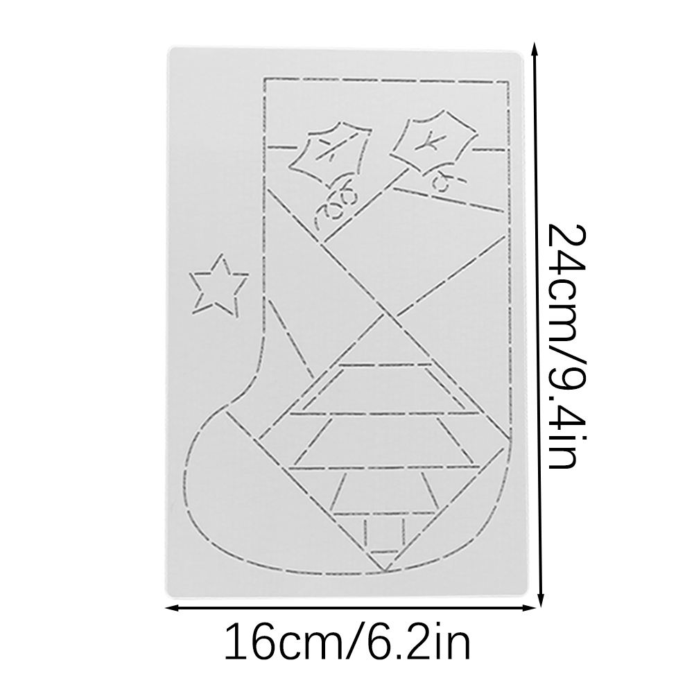 DIY Weihnachtsstrumpf Patchwor – Embroidery Xmas Stocking Bewertung und Preis