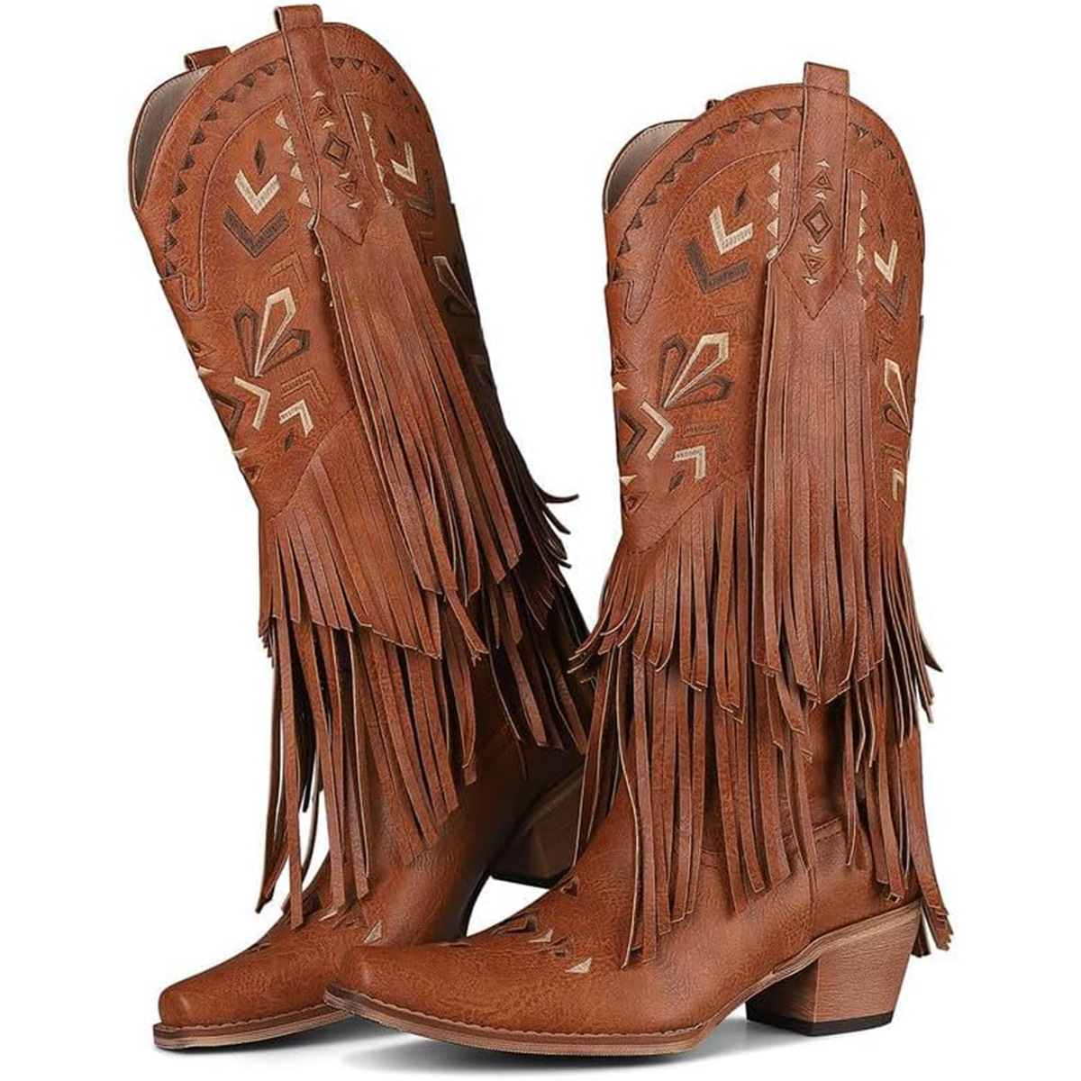 Damen-Wadenstiefel im Retro-We – Embroidery Design Bewertung und Preis