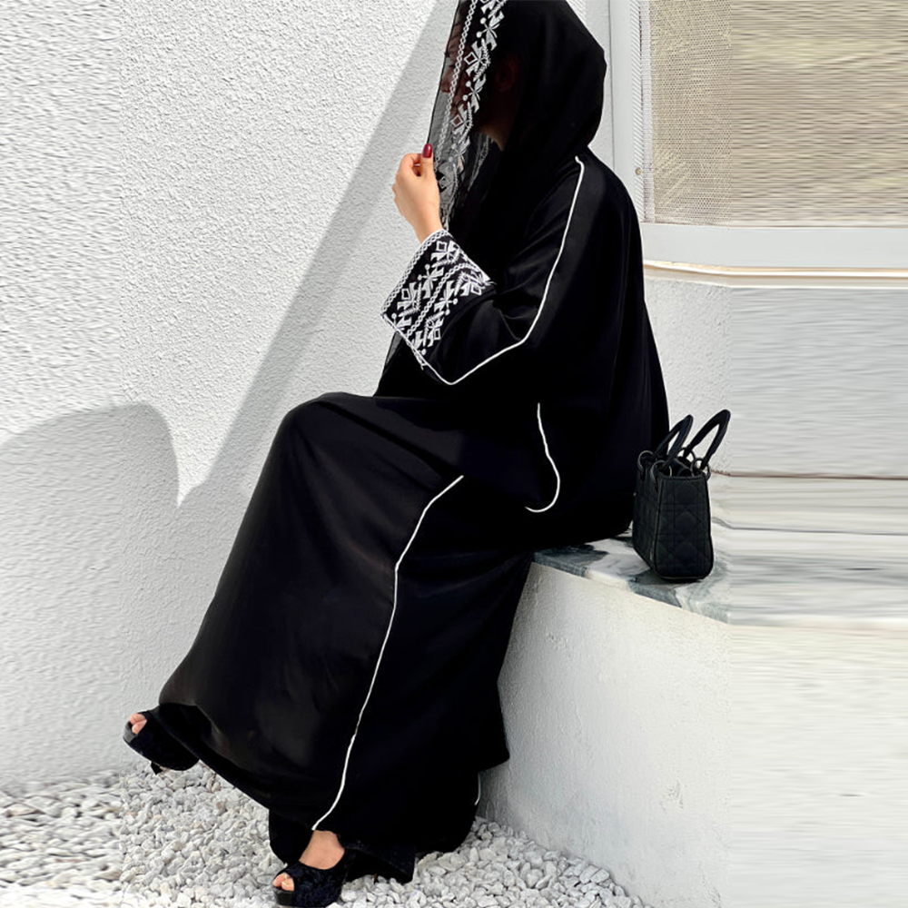 Mode Klassische Gestickte Abay – Embroidery Arabic Bewertung und Preis