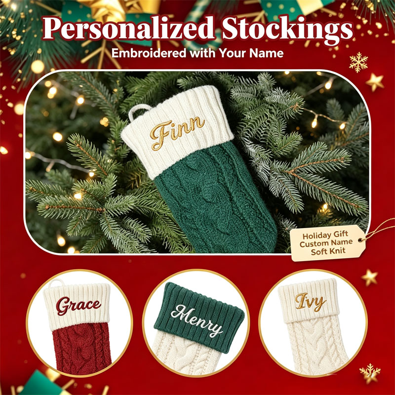 Personalisierte Weihnachtssock – Embroidery Xmas Stocking Bewertung und Preis